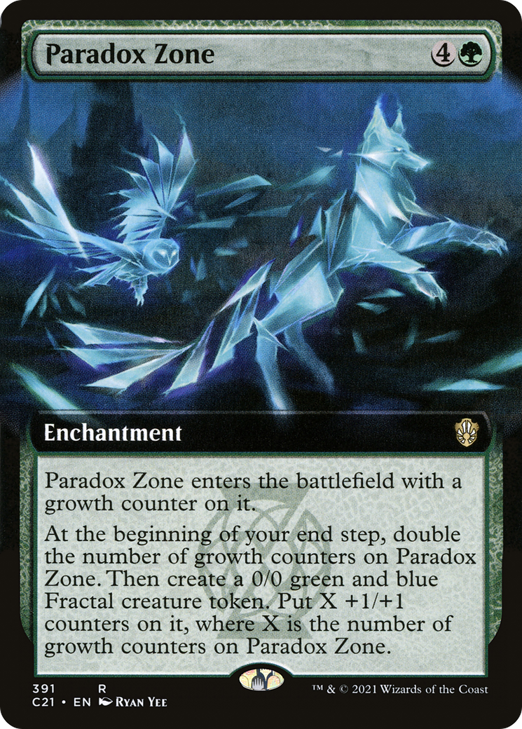 Paradox Zone (C21-391) [Commander 2021] (Extended Art) MTG Single Wizards of the Coast
