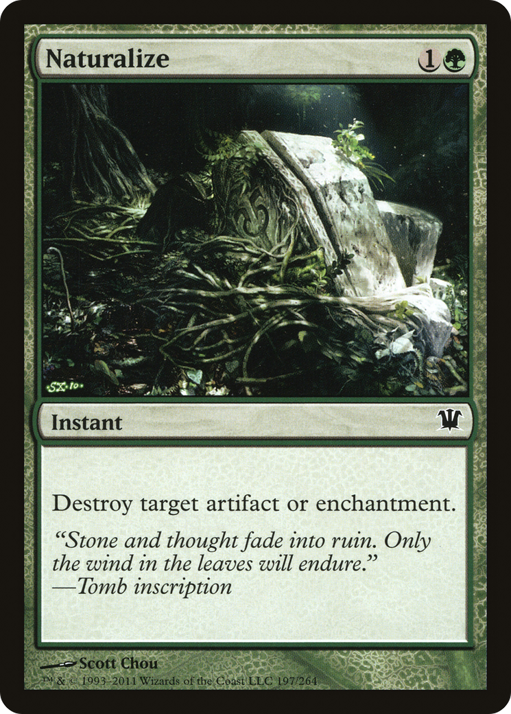 Naturalize (ISD-197) [Innistrad] MTG Single Wizards of the Coast