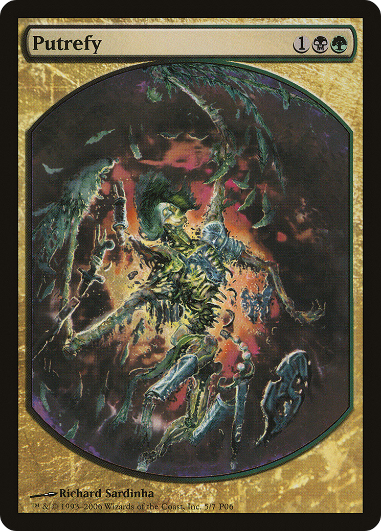Putrefy (MPRP-005) [Misc] Magic Player Rewards 2006 MTG Single Wizards of the Coast