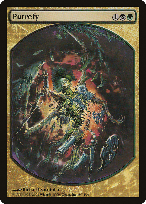 Putrefy (MPRP-005) [Misc] Magic Player Rewards 2006 MTG Single Wizards of the Coast