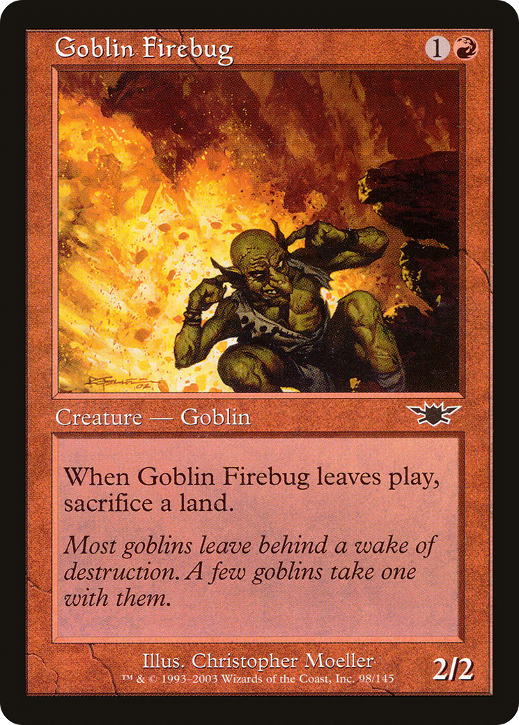 Goblin Firebug (LGN-098) [Legions] Foil MTG Single Wizards of the Coast