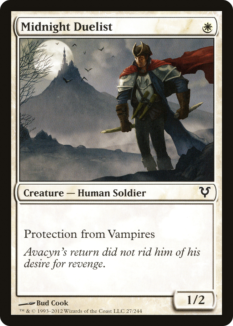 Midnight Duelist (AVR-027) [Avacyn Restored] MTG Single Wizards of the Coast