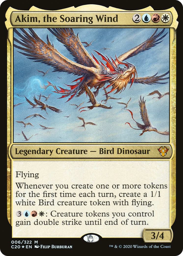 Akim, the Soaring Wind (C20-006) [Commander 2020] Foil MTG Single Wizards of the Coast
