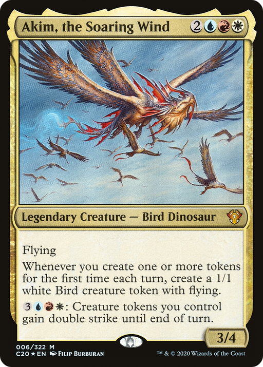 Akim, the Soaring Wind (C20-006) [Commander 2020] Foil MTG Single Wizards of the Coast