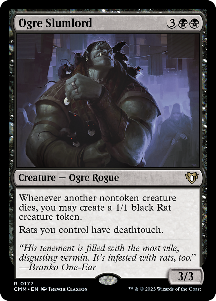 Ogre Slumlord (CMM-177) [Commander Masters] Foil MTG Single Wizards of the Coast