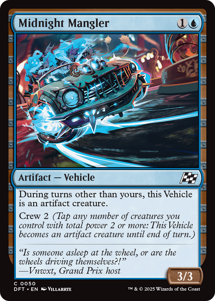 Midnight Mangler (DFT-050) [Aetherdrift] Foil MTG Single Wizards of the Coast