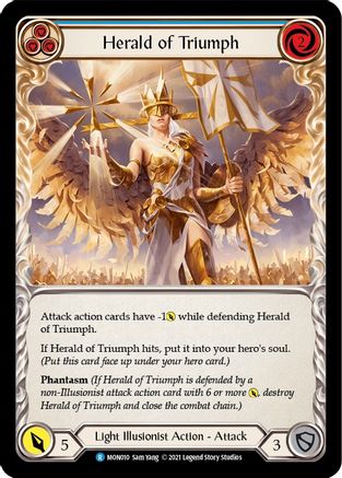 Herald of Triumph (Blue) [U-MON010] Unlimited Normal Flesh And Blood Single Flesh And Blood   