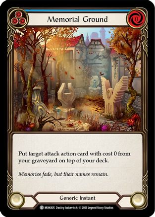 Memorial Ground (Blue) [U-MON305] Unlimited Normal Flesh And Blood Single Flesh And Blood   