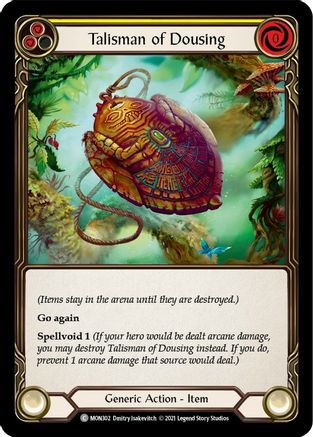 Talisman of Dousing (Rainbow Foil) [U-MON302-RF] Unlimited Rainbow Foil Flesh And Blood Single Flesh And Blood   