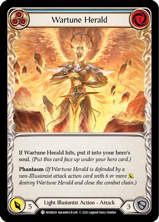 Wartune Herald (Blue) [U-MON028] Unlimited Normal Flesh And Blood Single Flesh And Blood   