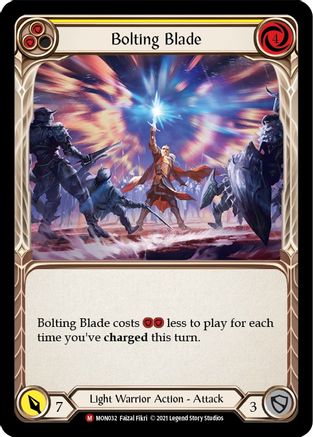 Bolting Blade [MON032] 1st Edition Normal Flesh And Blood Single Flesh And Blood   