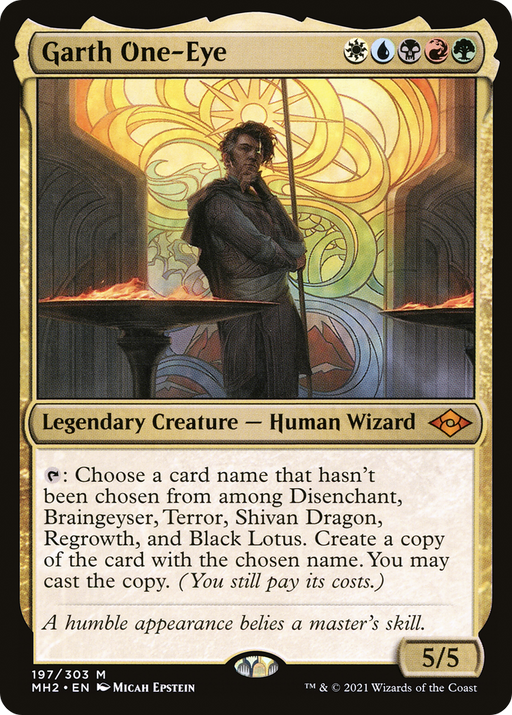Garth One-Eye (MH2-197) [Modern Horizons 2] MTG Single Modern Horizons 2
