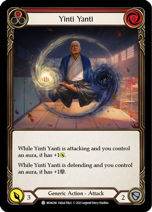 Yinti Yanti (Red) (Rainbow Foil) [U-MON290-RF] Unlimited Rainbow Foil Flesh And Blood Single Flesh And Blood   