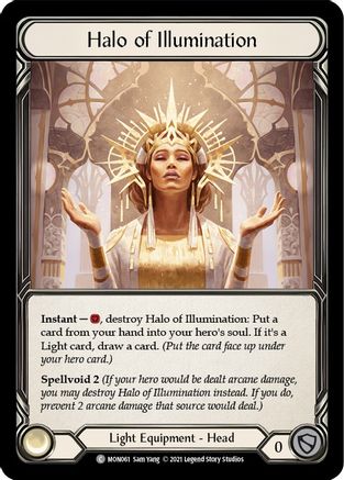 Halo of Illumination [MON061] 1st Edition Normal Flesh And Blood Single Flesh And Blood   