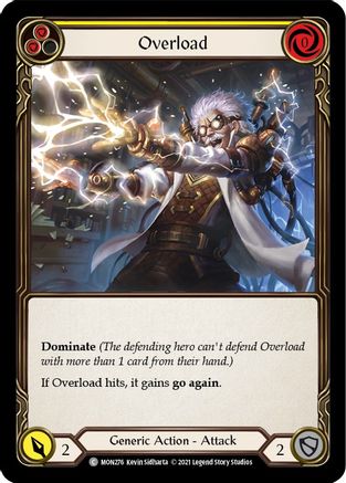 Overload (Yellow) [U-MON276] Unlimited Normal Flesh And Blood Single Flesh And Blood   