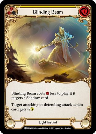 Blinding Beam (Yellow) [U-MON085] Unlimited Normal Flesh And Blood Single Flesh And Blood   