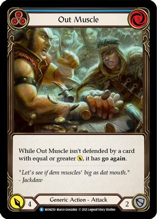 Out Muscle (Blue) [U-MON250] Unlimited Normal Flesh And Blood Single Flesh And Blood   