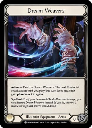 Dream Weavers (Rainbow Foil) [U-MON090-RF] Unlimited Rainbow Foil Flesh And Blood Single Flesh And Blood   