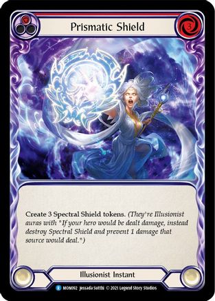 Prismatic Shield (Red) [MON092] 1st Edition Normal Flesh And Blood Single Flesh And Blood   