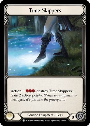 Time Skippers (Rainbow Foil) [U-MON240-RF] Unlimited Rainbow Foil Flesh And Blood Single Flesh And Blood   