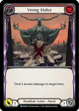 Vexing Malice (Red) [U-MON232] Unlimited Normal Flesh And Blood Single Flesh And Blood   
