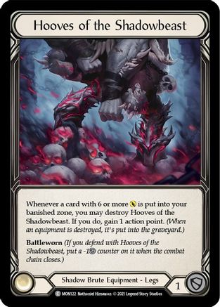 Hooves of the Shadowbeast [U-MON122] Unlimited Normal Flesh And Blood Single Flesh And Blood   