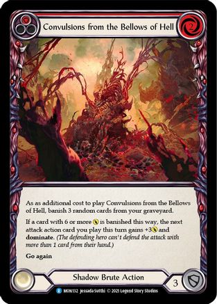 Convulsions from the Bellows of Hell (Red) [U-MON132] Unlimited Normal Flesh And Blood Single Flesh And Blood   