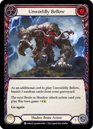 Unworldly Bellow (Red) [U-MON150] Unlimited Normal Flesh And Blood Single Flesh And Blood   