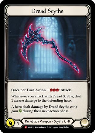 Dread Scythe [U-MON229] Unlimited Normal Flesh And Blood Single Flesh And Blood   