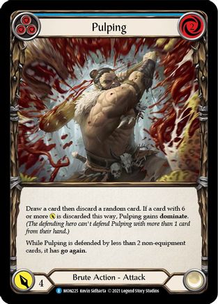 Pulping (Blue) [U-MON225] Unlimited Normal Flesh And Blood Single Flesh And Blood   