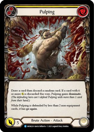 Pulping (Yellow) [U-MON224] Unlimited Normal Flesh And Blood Single Flesh And Blood   