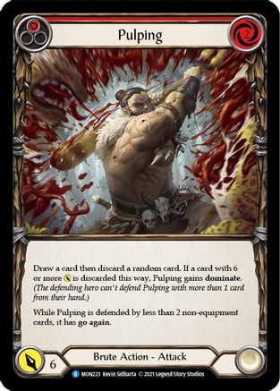 Pulping (Red) [U-MON223] Unlimited Normal Flesh And Blood Single Flesh And Blood   