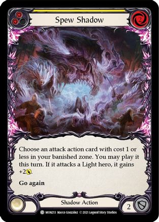 Spew Shadow (Yellow) [U-MON213] Unlimited Normal Flesh And Blood Single Flesh And Blood   