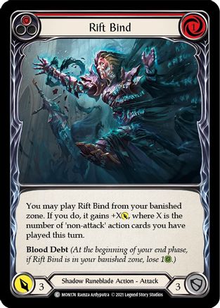 Rift Bind (Red) [U-MON174] Unlimited Normal Flesh And Blood Single Flesh And Blood   