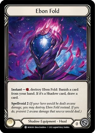 Ebon Fold (Cold Foil) [MON188-CF] 1st Edition Cold Foil Flesh And Blood Single Flesh And Blood   