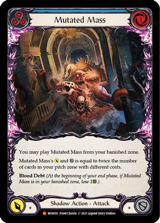 Mutated Mass [U-MON191] Unlimited Normal Flesh And Blood Single Flesh And Blood   