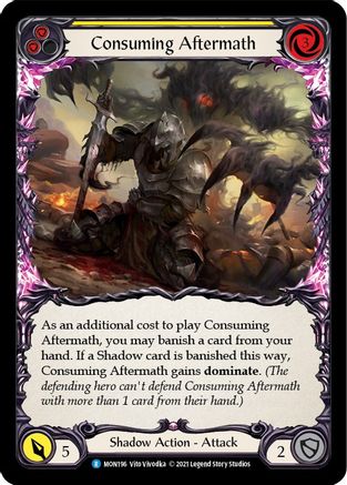 Consuming Aftermath (Yellow) [U-MON196] Unlimited Normal Flesh And Blood Single Flesh And Blood   
