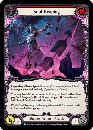 Soul Reaping [MON199] 1st Edition Normal Flesh And Blood Single Flesh And Blood   