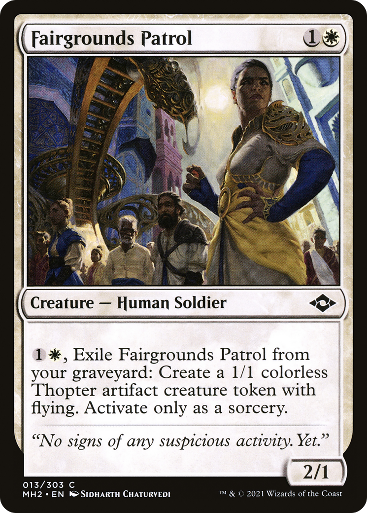 Fairgrounds Patrol (MH2-013) [Modern Horizons 2] MTG Single Wizards of the Coast