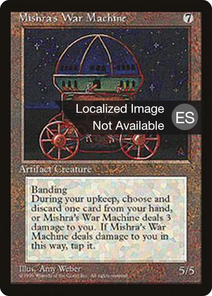 Mishra's War Machine (4BB-337) [Fourth Edition Foreign Black Border] MTG Single Wizards of the Coast