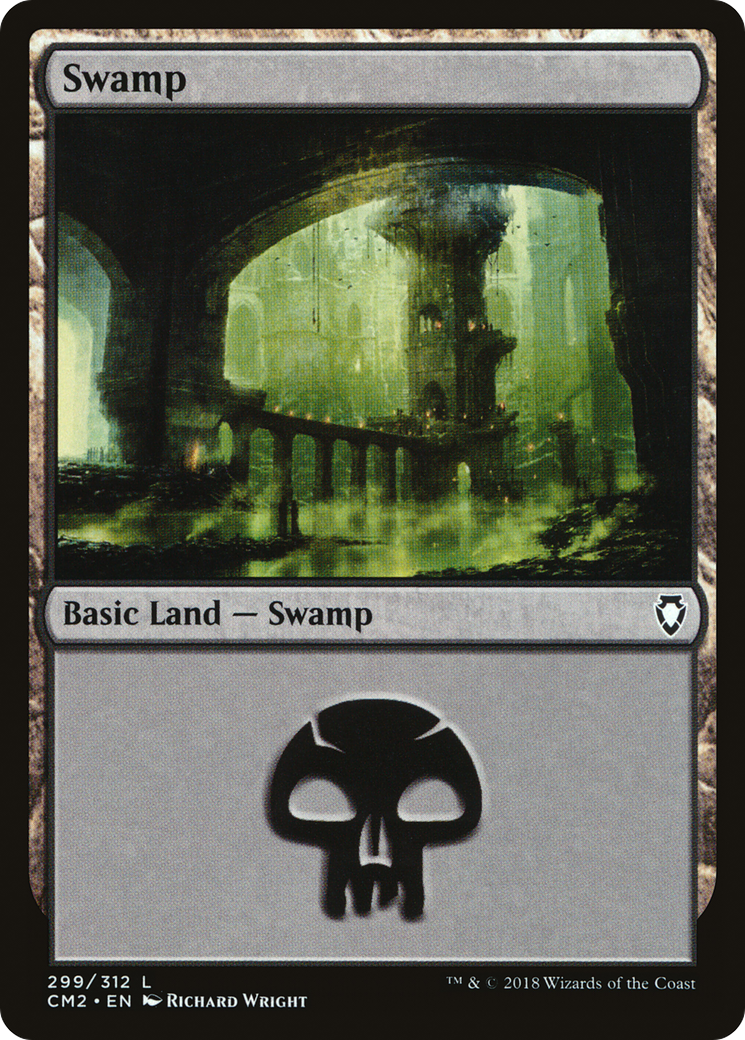 Swamp (CM2-299) [Commander Anthology Volume II] MTG Single Wizards of the Coast
