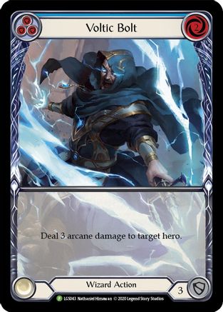 Voltic Bolt (Blue) [LGS043] (Promo)  Rainbow Foil Flesh And Blood Single Flesh And Blood   
