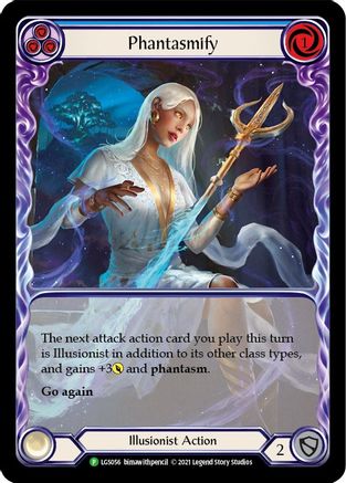 Phantasmify (Blue) [LGS056] (Promo)  Rainbow Foil Flesh And Blood Single Flesh And Blood   