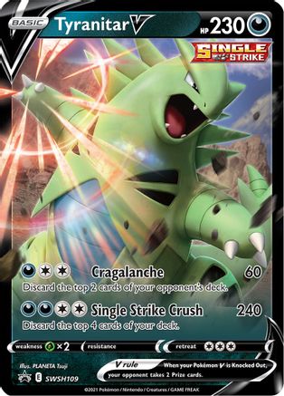 Tyranitar V - SWSH109 (SWSH109/307) Holofoil [Promos: SWSH Promo Cards] Pokemon Single Pokémon