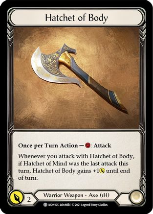 Spectral Shield // Hatchet of Body [U-MON104 // U-MON105] Unlimited Normal Flesh And Blood Single Flesh And Blood   