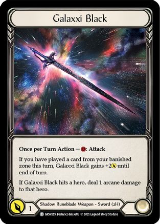 Soul Shackle // Galaxxi Black [U-MON186 // U-MON155] Unlimited Normal Flesh And Blood Single Flesh And Blood   