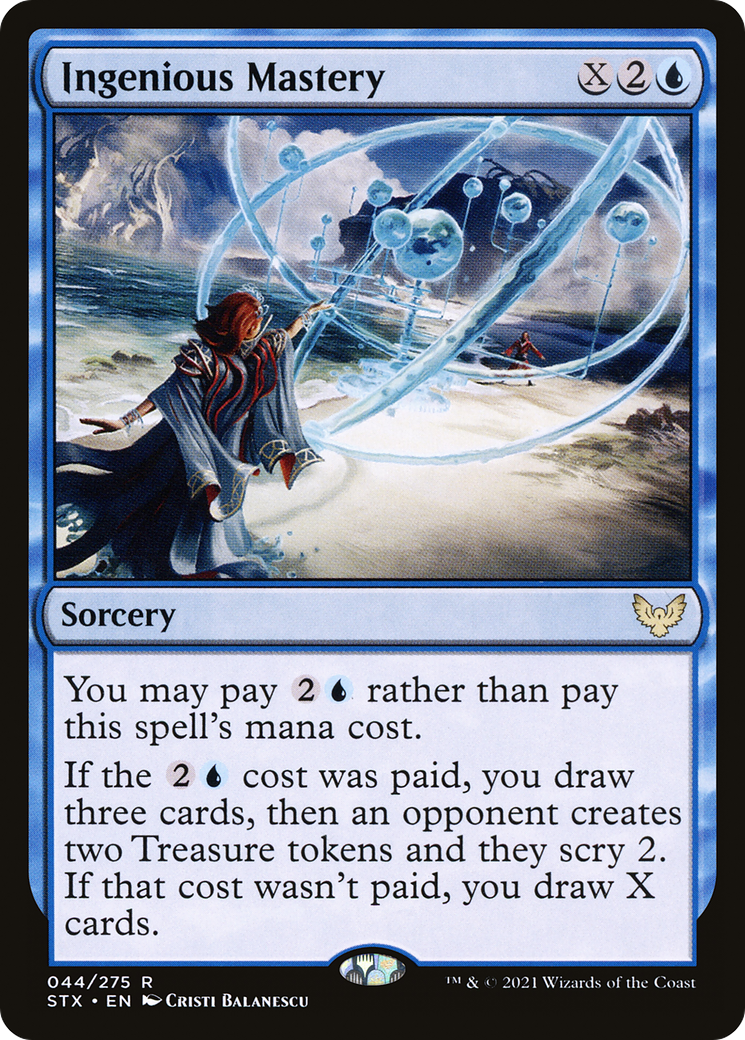 Ingenious Mastery (STX-044) [Strixhaven: School of Mages] Foil MTG Single Wizards of the Coast