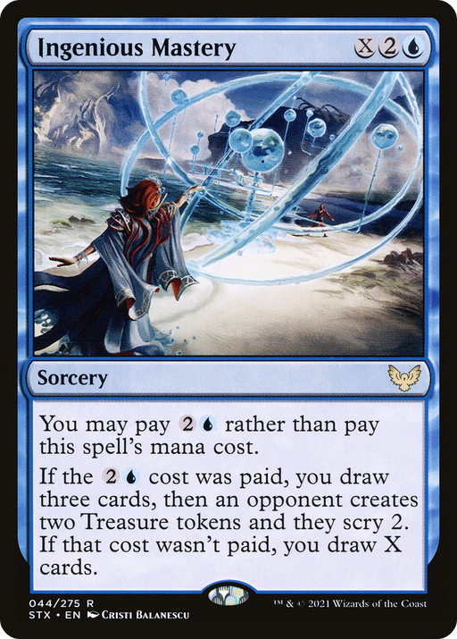 Ingenious Mastery (STX-044) [Strixhaven: School of Mages] Foil MTG Single Wizards of the Coast