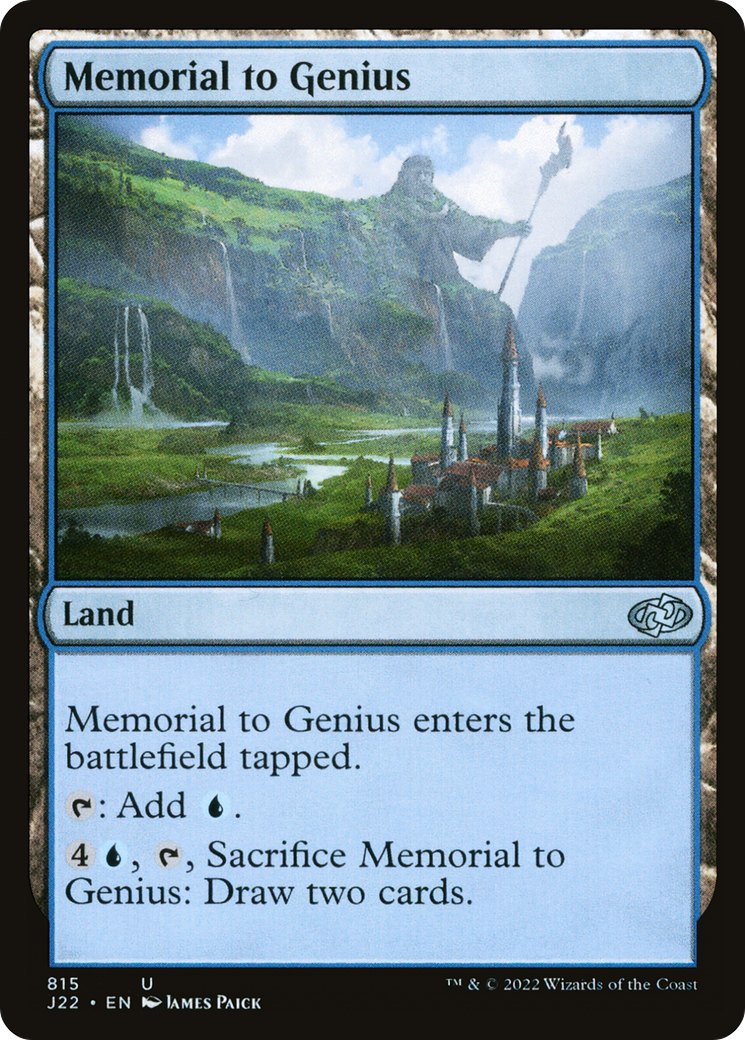 Memorial to Genius (J22-815) [Jumpstart 2022] MTG Single Wizards of the Coast