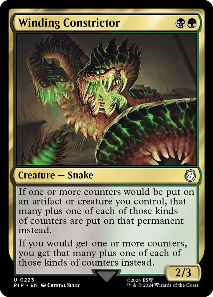 Winding Constrictor (PIP-223) [Fallout] MTG Single Wizards of the Coast